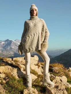 Goldbergh TWIST Oversize Knit Sweater champagne