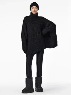 Goldbergh TWIST Oversize Knit Sweater black Clearance