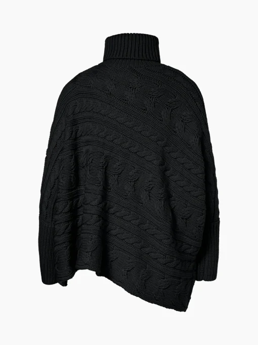 Goldbergh TWIST Oversize Knit Sweater black Clearance